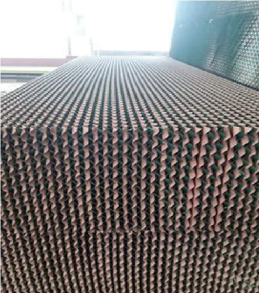 Brown And Green Brown Evaporative Cooling Pad Manufacturer In Karnal Haryana