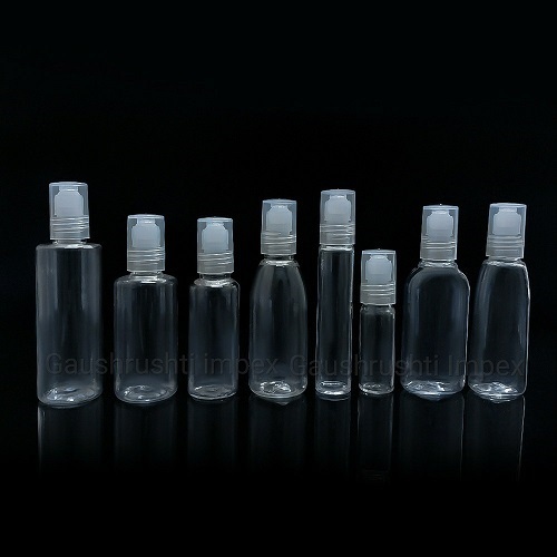 Plastic Perfume Spray Bottle - 10 Milliliter Capacity | Transparent Round Plastic Design For Beverage, Chemical, Oil, Pharmaceutical Use