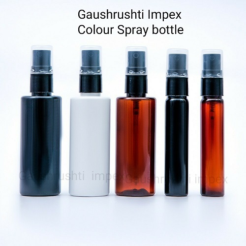 Plastic Perfume Spray Bottle - 10 Milliliter Capacity | Transparent Round Plastic Design For Beverage, Chemical, Oil, Pharmaceutical Use