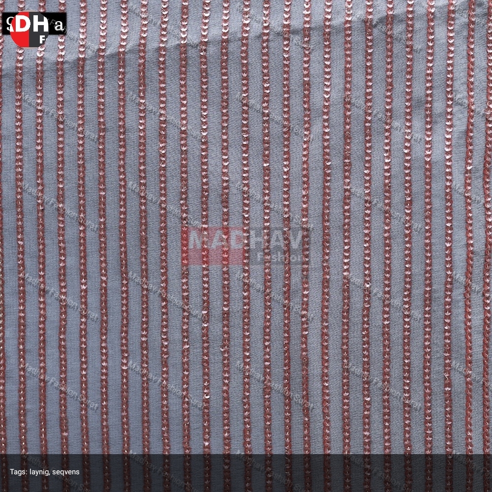 Sequence Embroidery Fabric - Cotton 54 Inch Width | Dyed White Multi-styled Patterns Timely Delivery