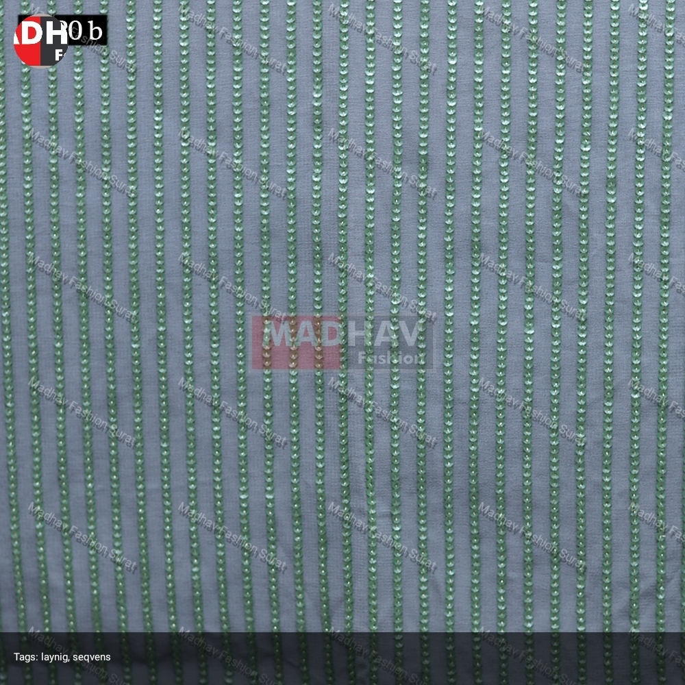 Sequence Embroidery Fabric - Cotton 54 Inch Width | Dyed White Multi-styled Patterns Timely Delivery