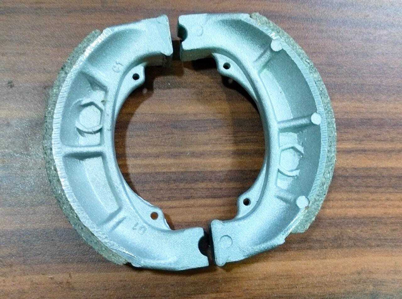 Suzuki Access Brake Shoe - Non-asbestos, 110 X 25 Mm | Aluminum Brake Shoes With Reliable Performance And Enhanced Durability