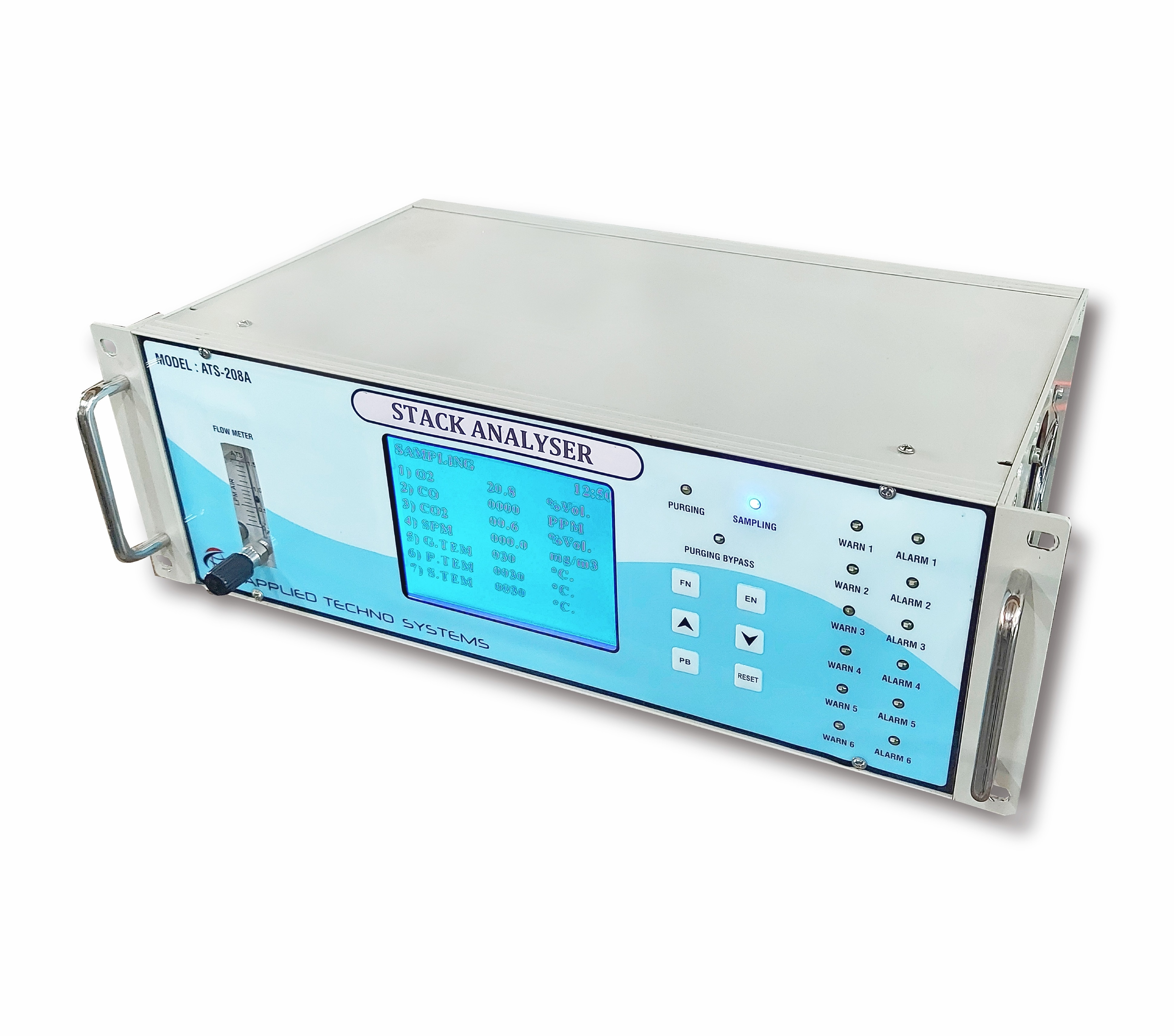 Stack Emissions Monitoring Systems - Color: Grey