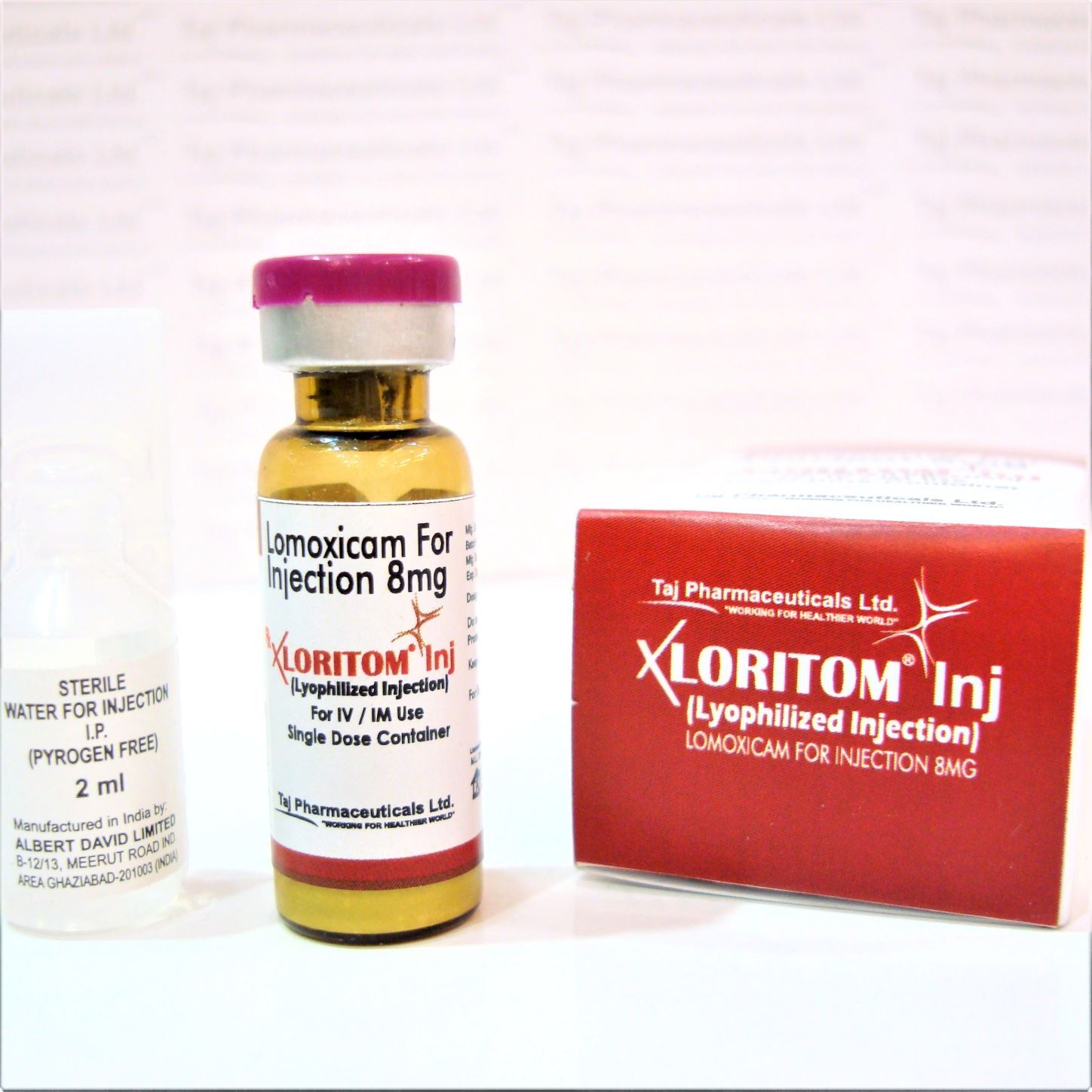 Lornoxicam For Injection 8mg Expiration Date: 2 Years