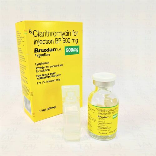 Clarithromycin For Injection Bp 500mg Expiration Date: 2 Years