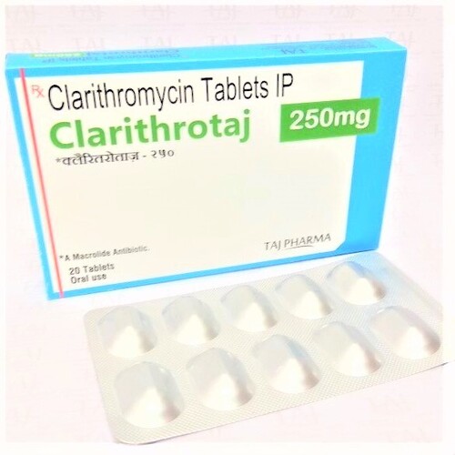 Clarithromycin Tablets Ip 250mg Expiration Date: 3 Years