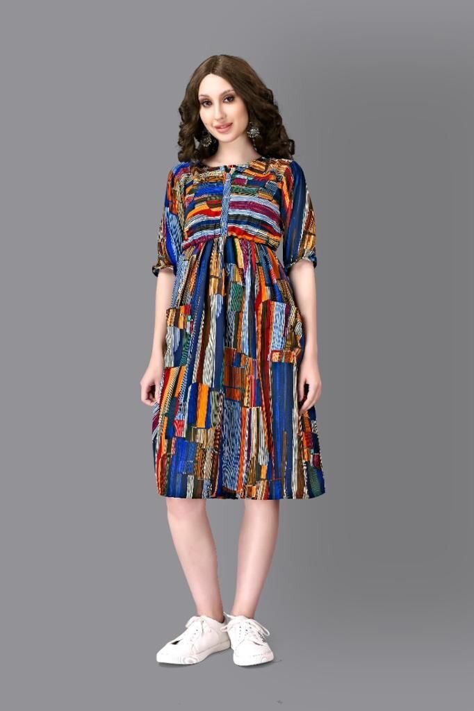 Women Best Selling Western Reyon Cotton Kurtis...