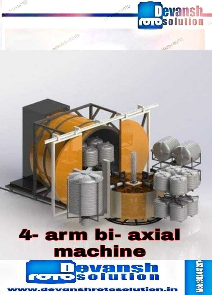 Semi-automatic Four Arm Axial Bi-axial Machine