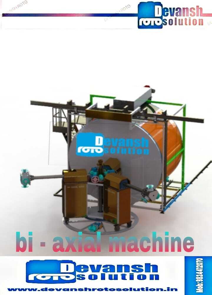 Three Arm Bi-axial Machine - 1000 To 15,000 Lit Capacity | Fuel Efficient, High Productivity, Minimum Maintenance, Grey Color, Warranty Available