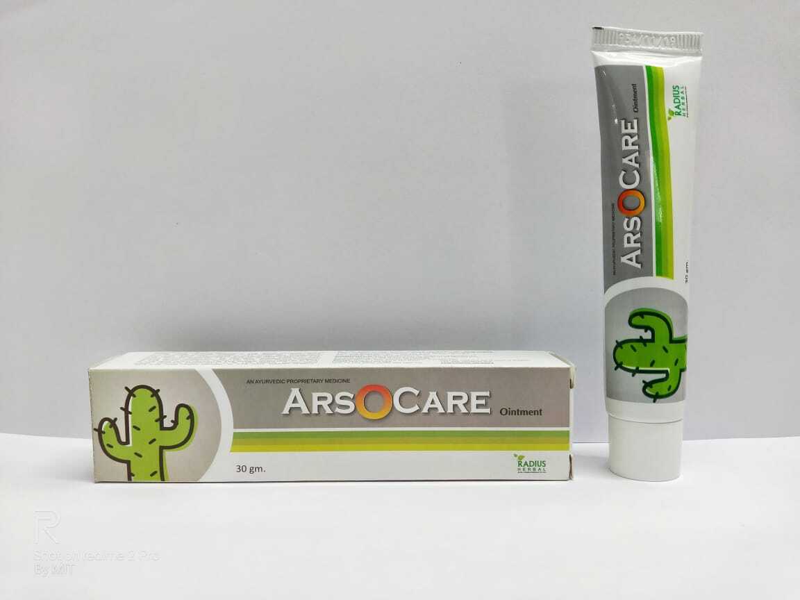 Arsocare Ointment - Herbal Cream A1 Grade For All Skin Types Effective Piles Relief