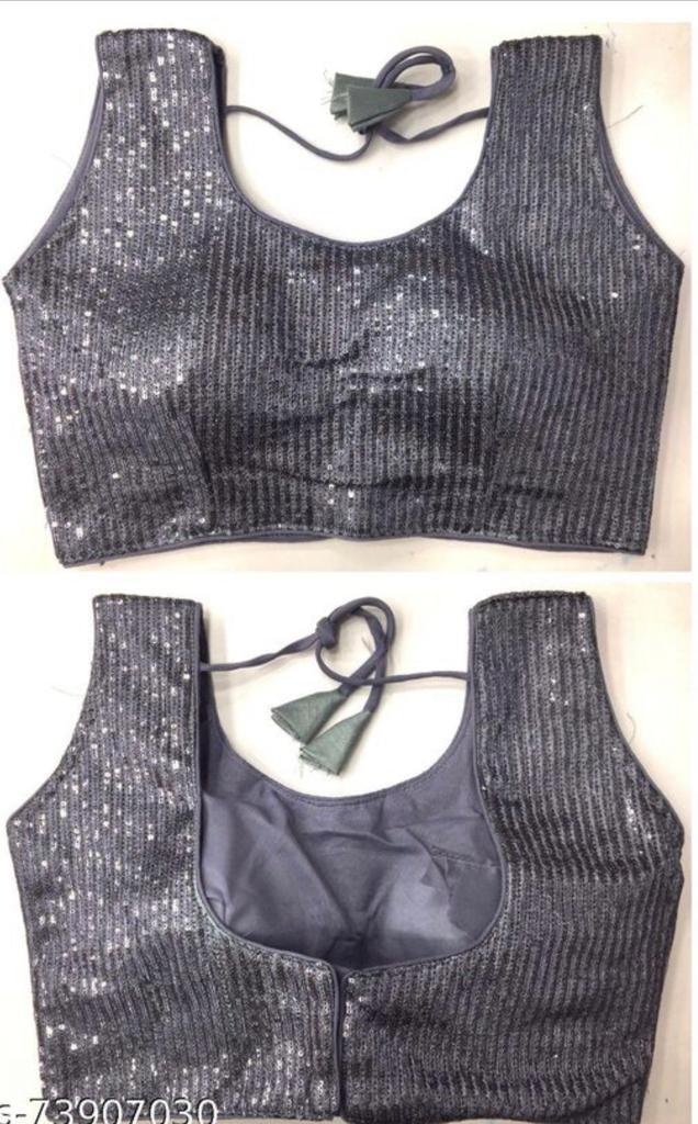 Sleeveless Ladies Round Neck Blouse