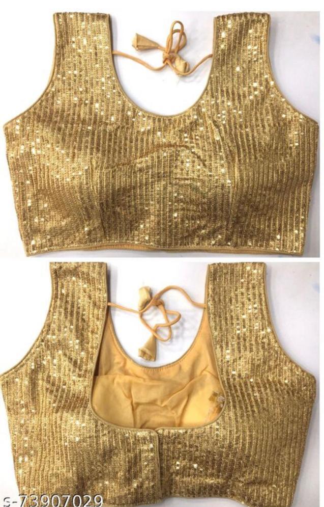 Sleeveless Ladies Round Neck Blouse