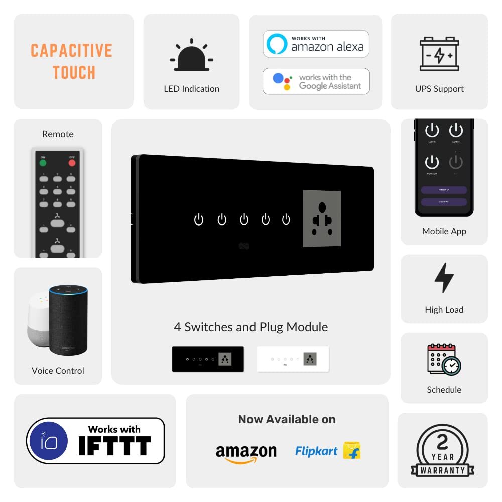 Smart Home Automation Touch Switch Application: Power Supply