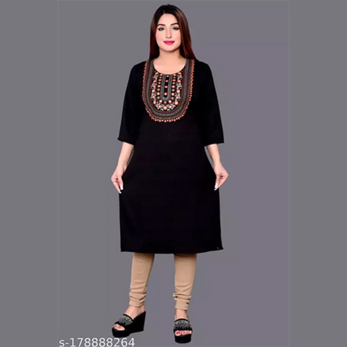 Multiple Comwork Woolen Kurti