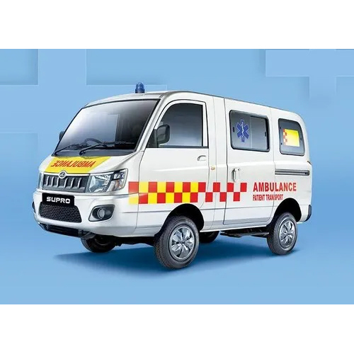 7 Seater Mahindra Supro Ambulance - Material: Iron