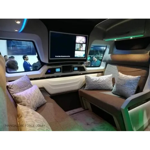 Modern Mobile Caravan - Material: Iron