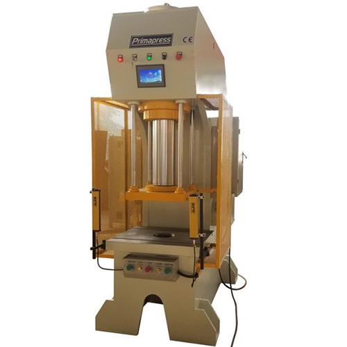 125 Tons C Frame Single Hydraulic Press Machine - Hpp-100t, Metal Material, 1000 Kn Nominal Pressure, 800 Mm Max Opening Height, 5-50 Mm/sec Working Speed, Industrial Application, Warranty Included