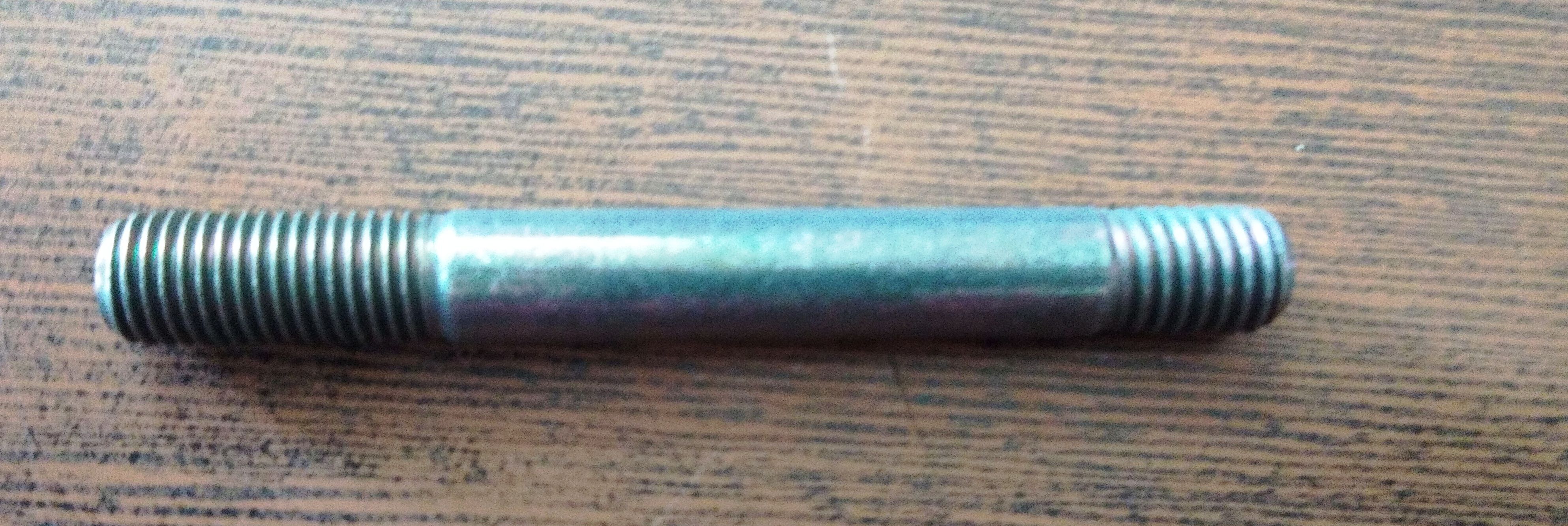 Long Grub Screw - Steel, Powder Coated Finish, Black Color | Industrial Grade, Versatile Fastening Solution