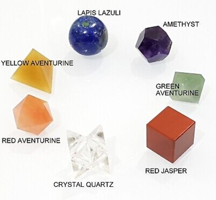 Blood Stone Gemstone Platonic Solids Geometry Set - Natural Stone, Geometry Shapes Including Square, Round, Hexagonal, Octagonal, Green Color | Ideal For Meditation And Chakra Balancing
