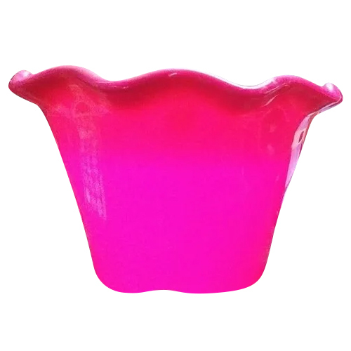 10 इंच पिंक फ्लावर पॉट