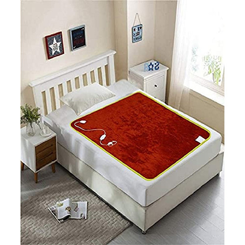 Maroon Single Bed Electric Blankets - Age Group: Adults