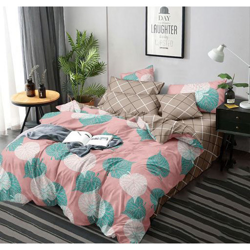 Blue Comforter Set - Full Size Printed Fabric | Luxurious Home & Hotel Bedding