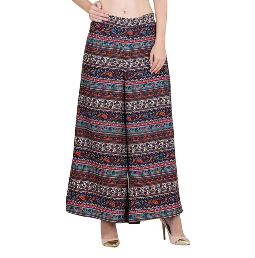 Jaipuri Printed Crepe Palazzo