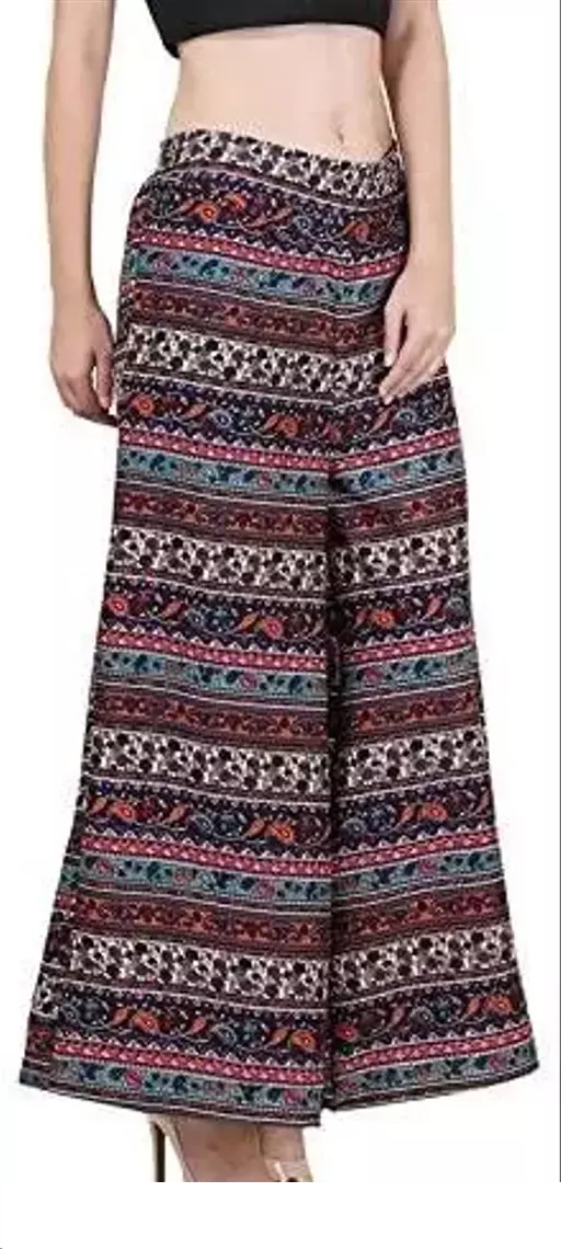Jaipuri Printed Crepe Palazzo