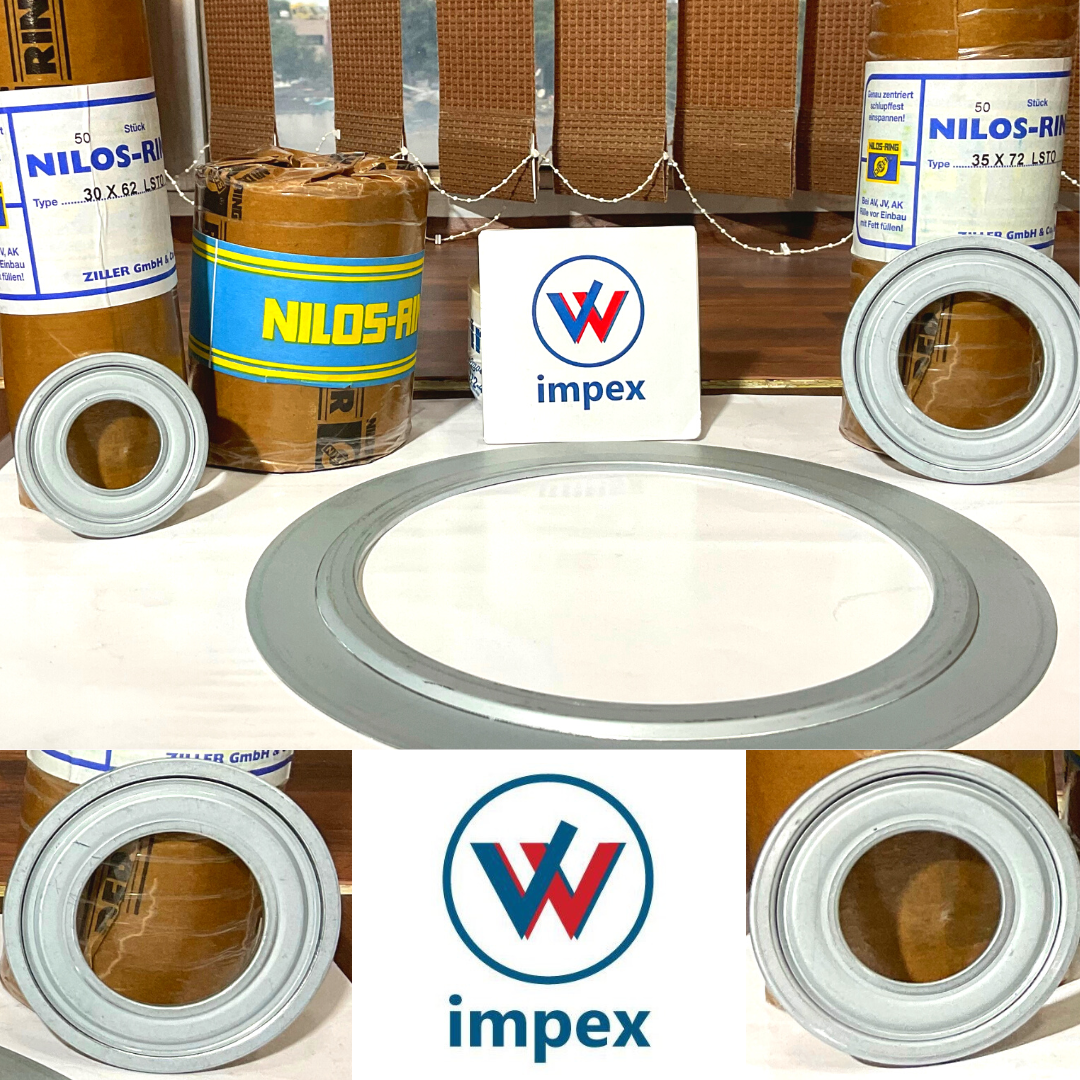 Nilos Ring - Nitrile, Various Sizes And Shapes, White | Light Weight, Rust Resistant, Low-wear Metal Seal For Machines And Automobiles