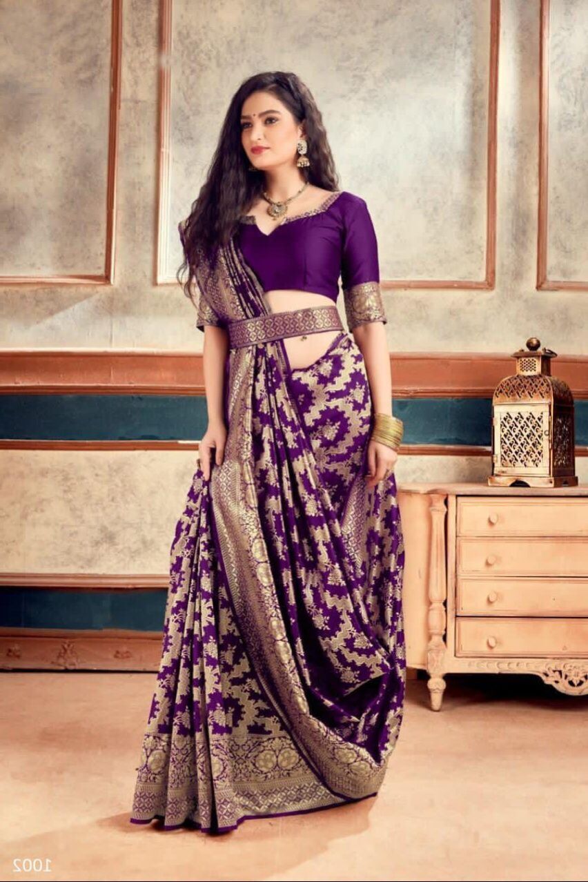 Soft Lichi Silk Saree