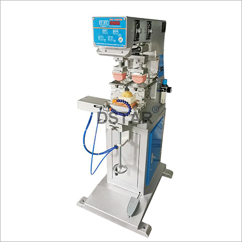 Double Color Pad Printing Machine - Stainless Steel, 900x1400x1000 mm | Semi-Automatic, 150 dpi Resolution, UV Curing Ink