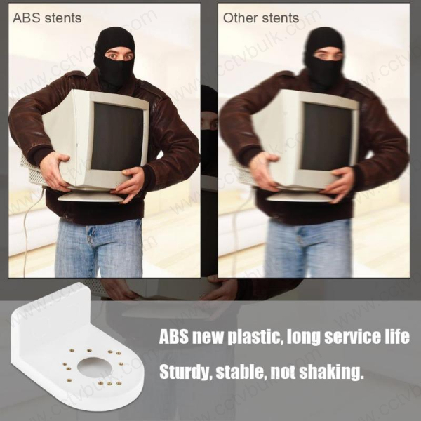Cctv Camera Dome Stand Plastic Small - 100m Cat6 Cable, 250 Mhz Frequency | White Color, Compatible With Most Indoor Dome Camera Types