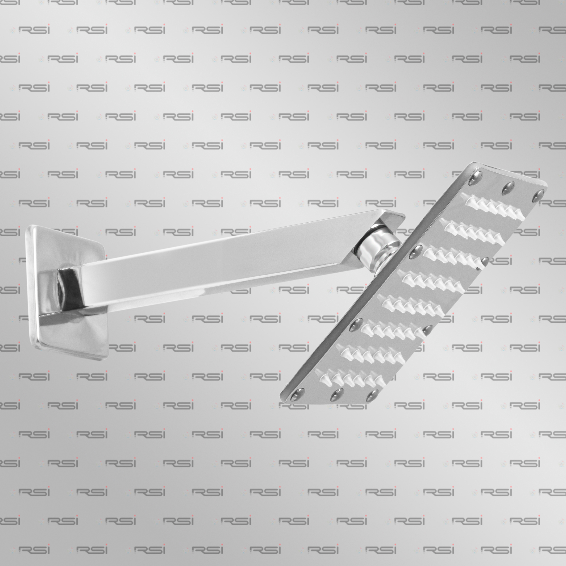 Sandwich Shower Rectangle 4''x6'' - Stainless Steel, 4x6 Inches , Durable Design With Elegant Ceiling Mount For Ultimate Shower Experience