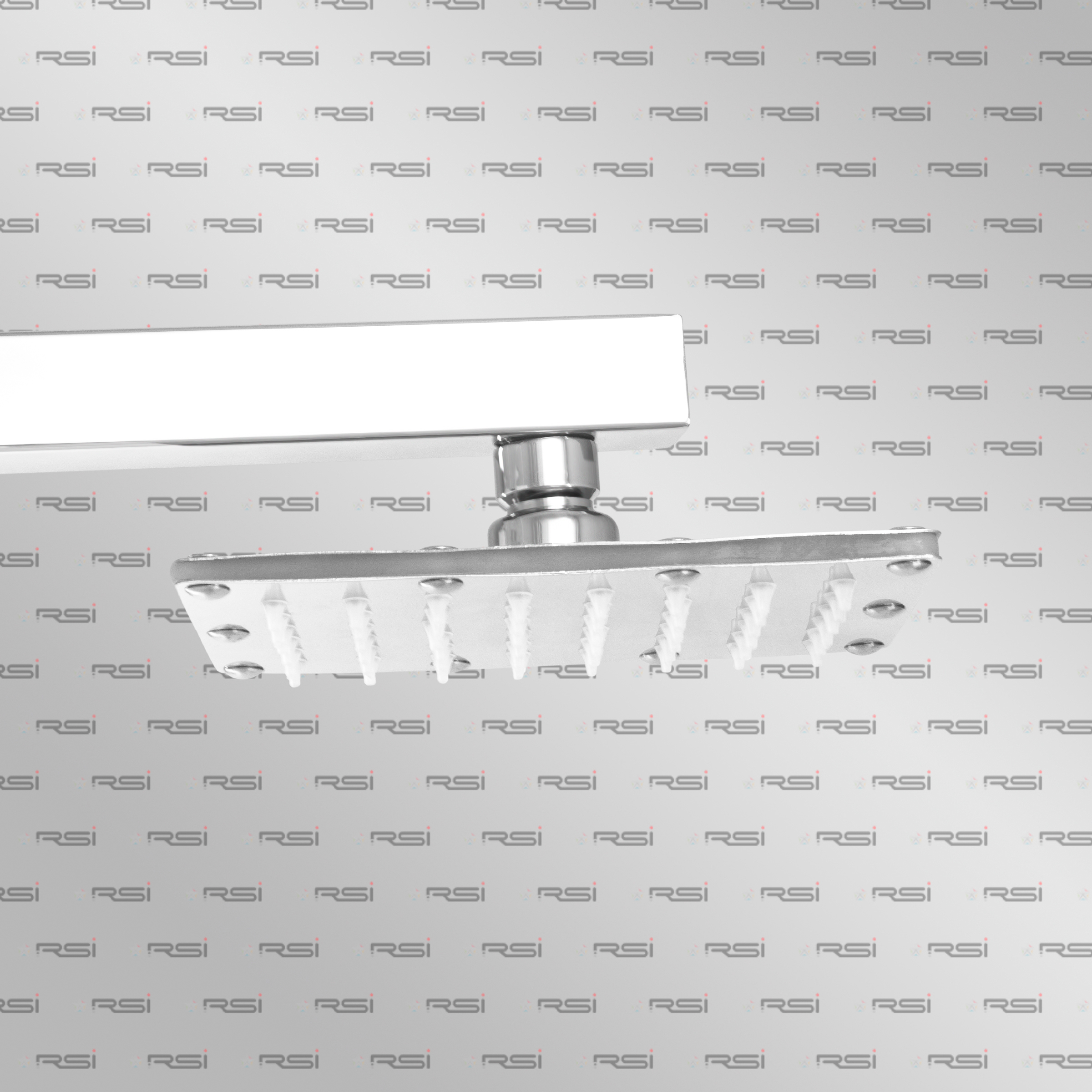 Sandwich Shower Rectangle 4''x6'' - Stainless Steel, 4x6 Inches , Durable Design With Elegant Ceiling Mount For Ultimate Shower Experience