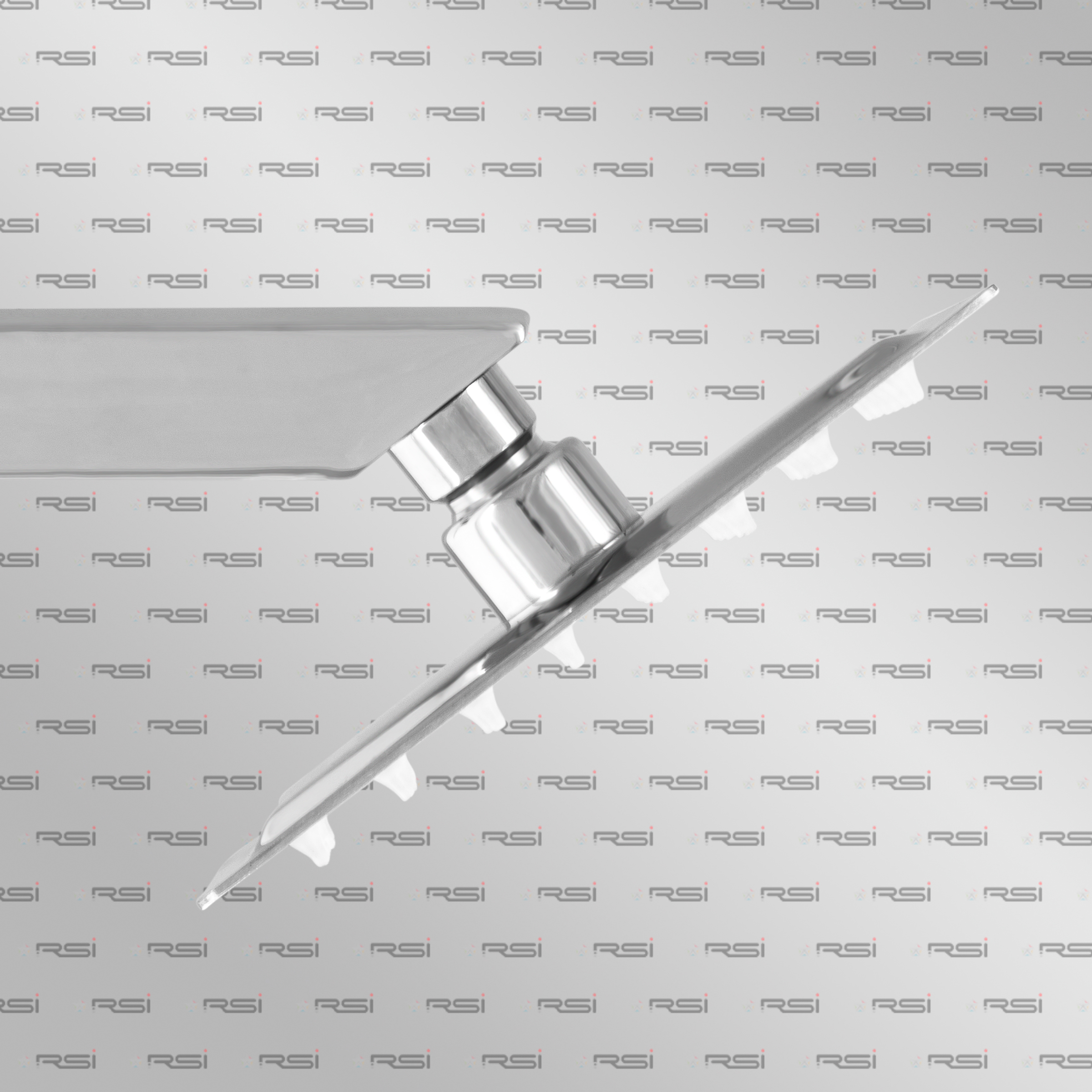 Ultraslim Shower Rectangle 4''x6'' - Color: Silver