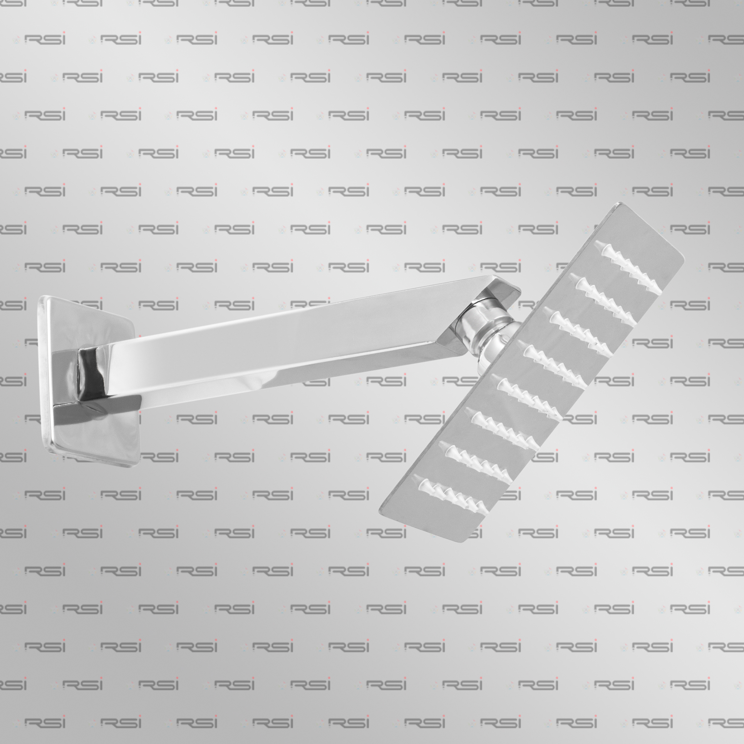 Ultraslim Shower Rectangle 4''x6'' - Color: Silver