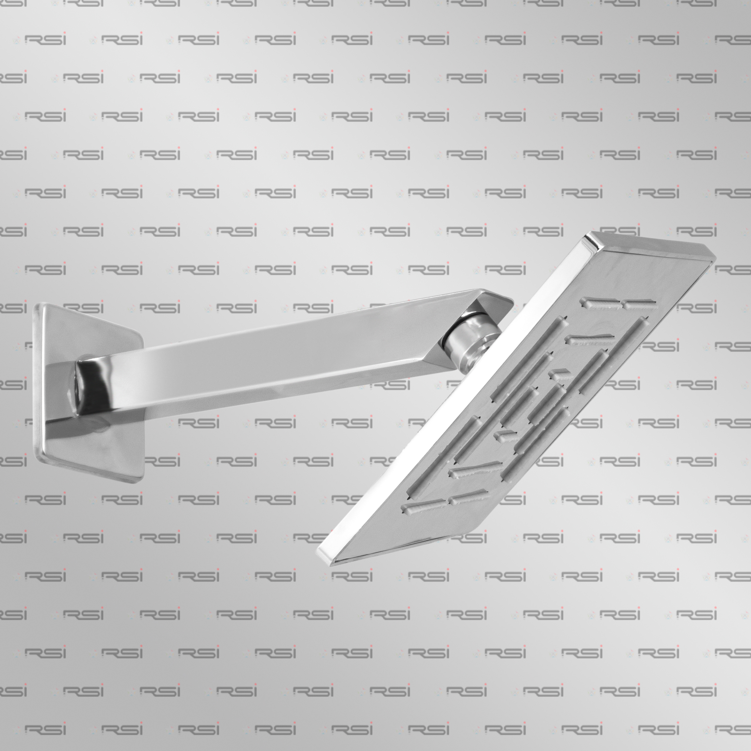 Maze Shower Square 6''x6'' - Color: Silver