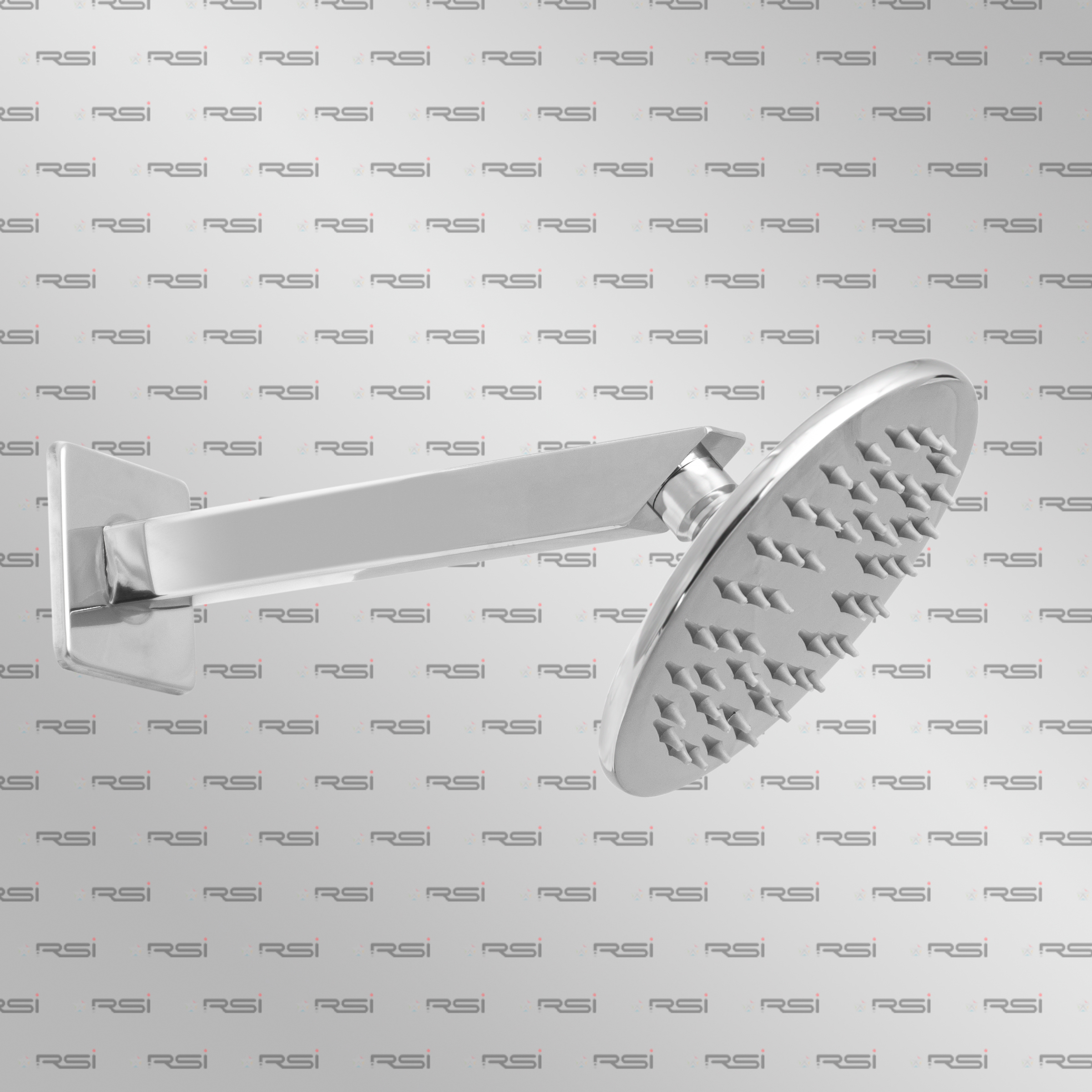 Curve Shower Round 6'' - Metals Type: Stainless Steel