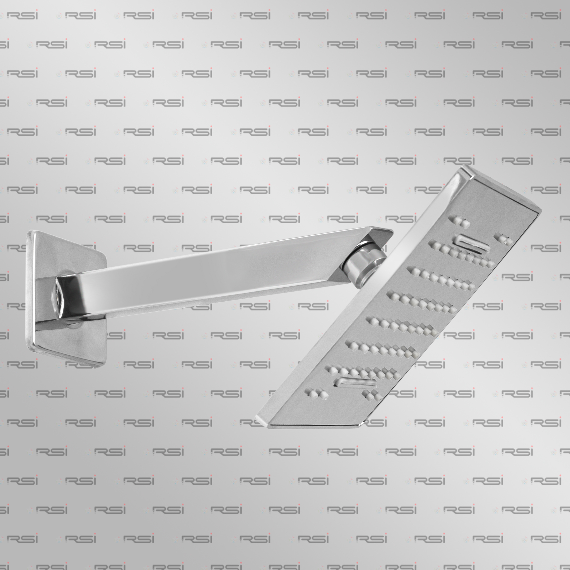 Waterfall Shower Square 6''x6'' - Color: Silver