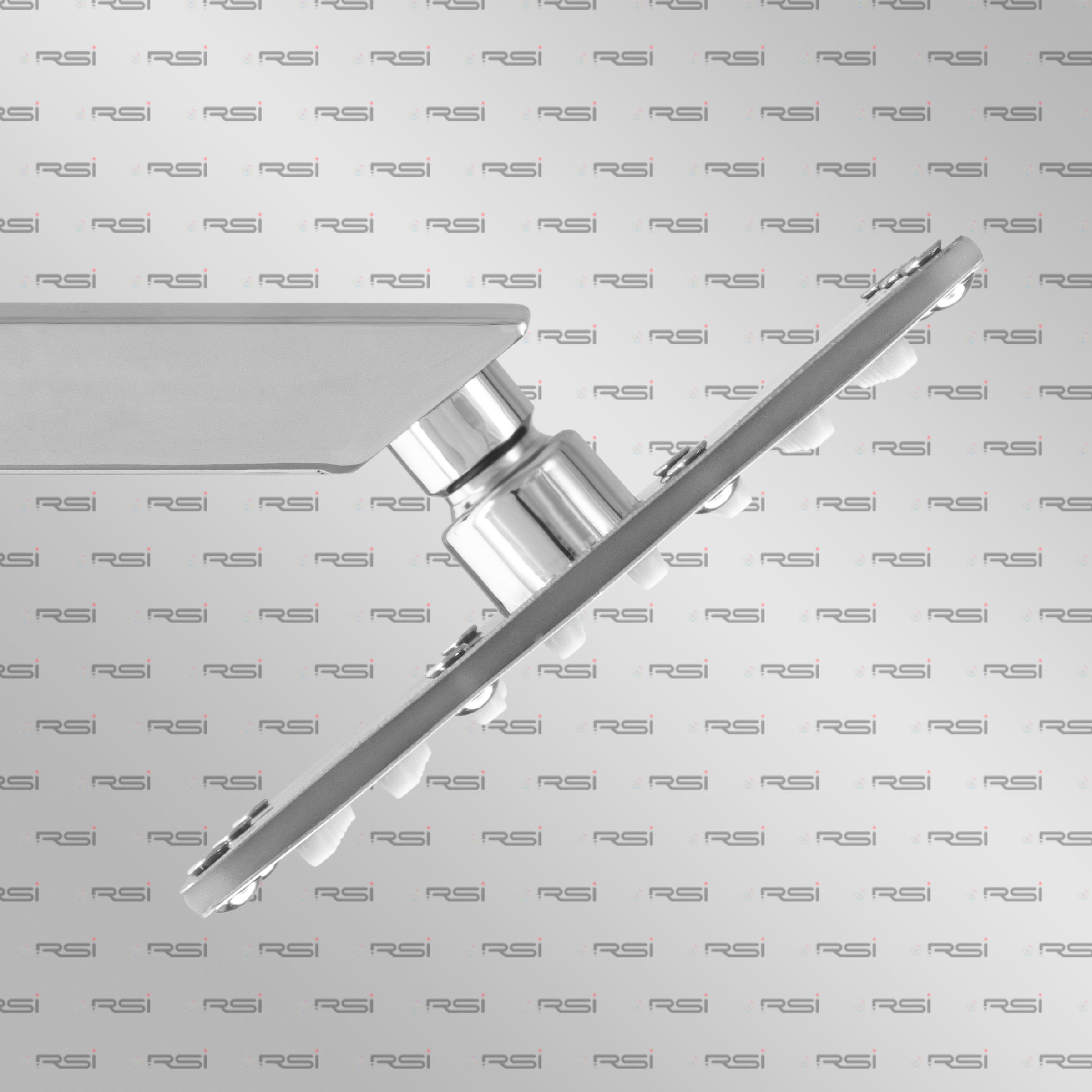 Croma Shower Rectangle 4''x6'' - Color: Silver