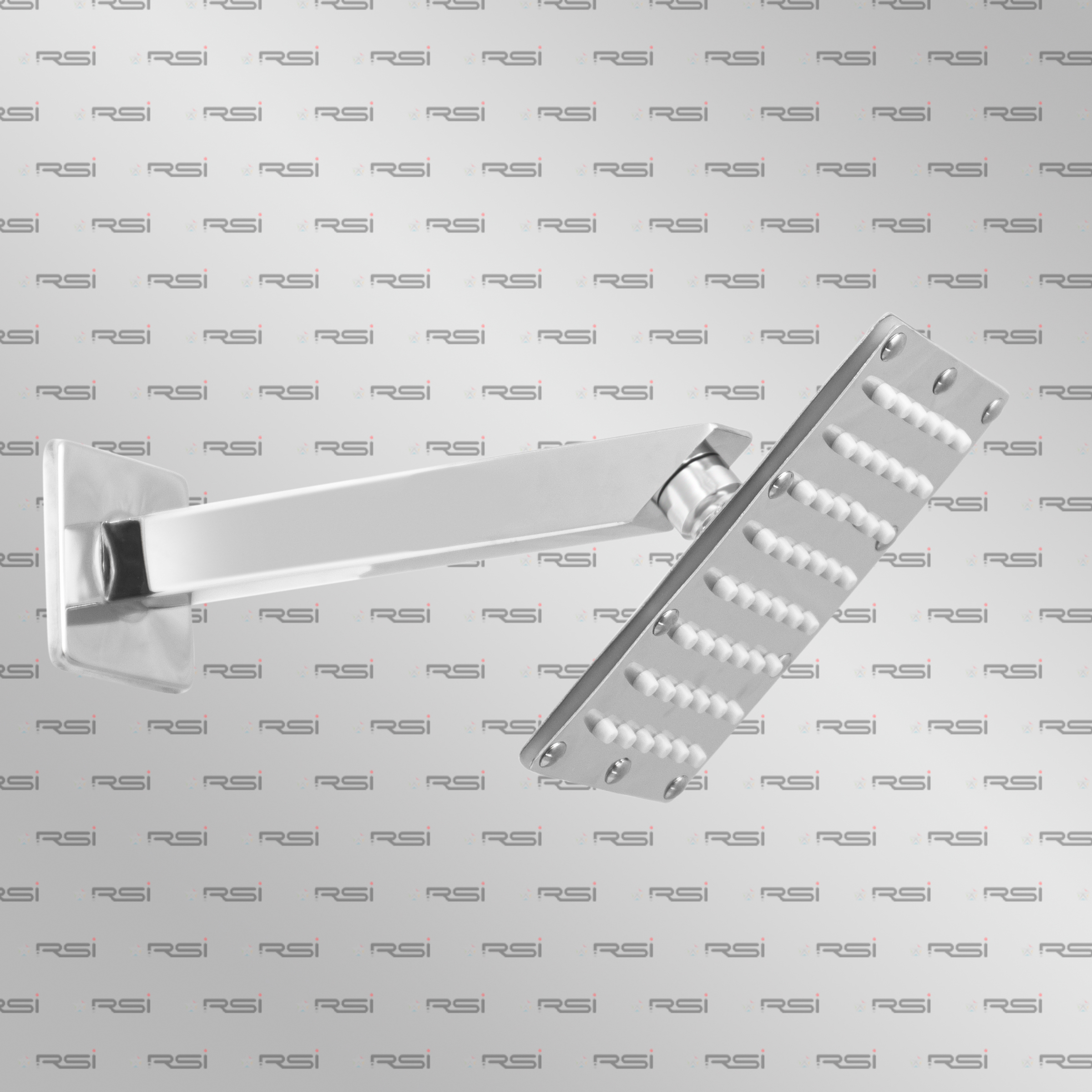 Croma Shower Rectangle 4''x6'' - Color: Silver