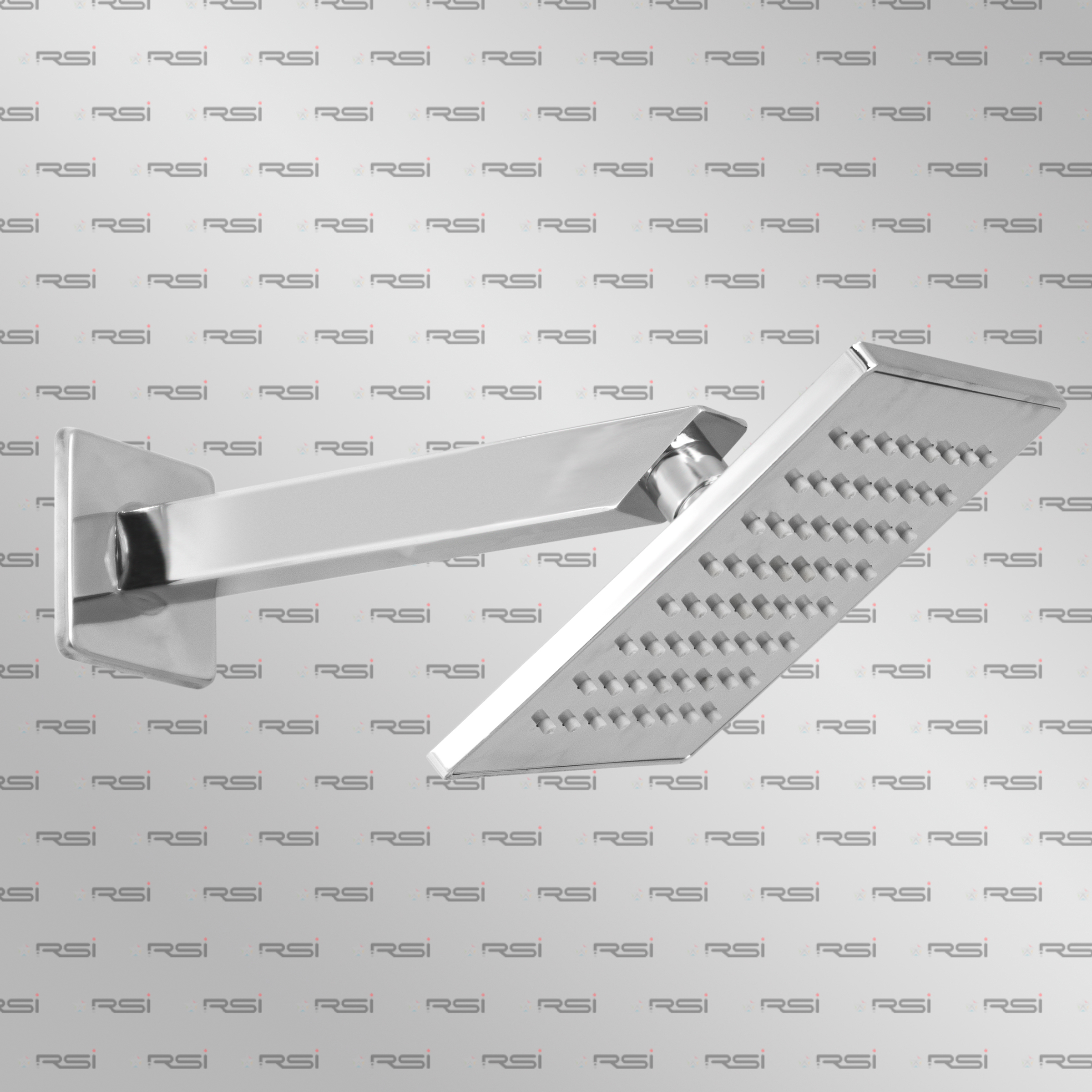 Venice Shower Square 6''x6'' - Color: Silver