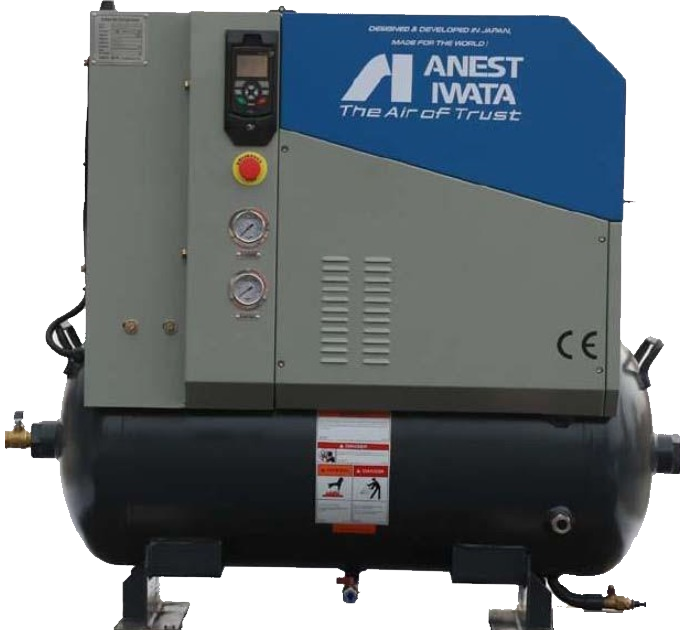 Lubricated Permanent Magnet Screw Compressor