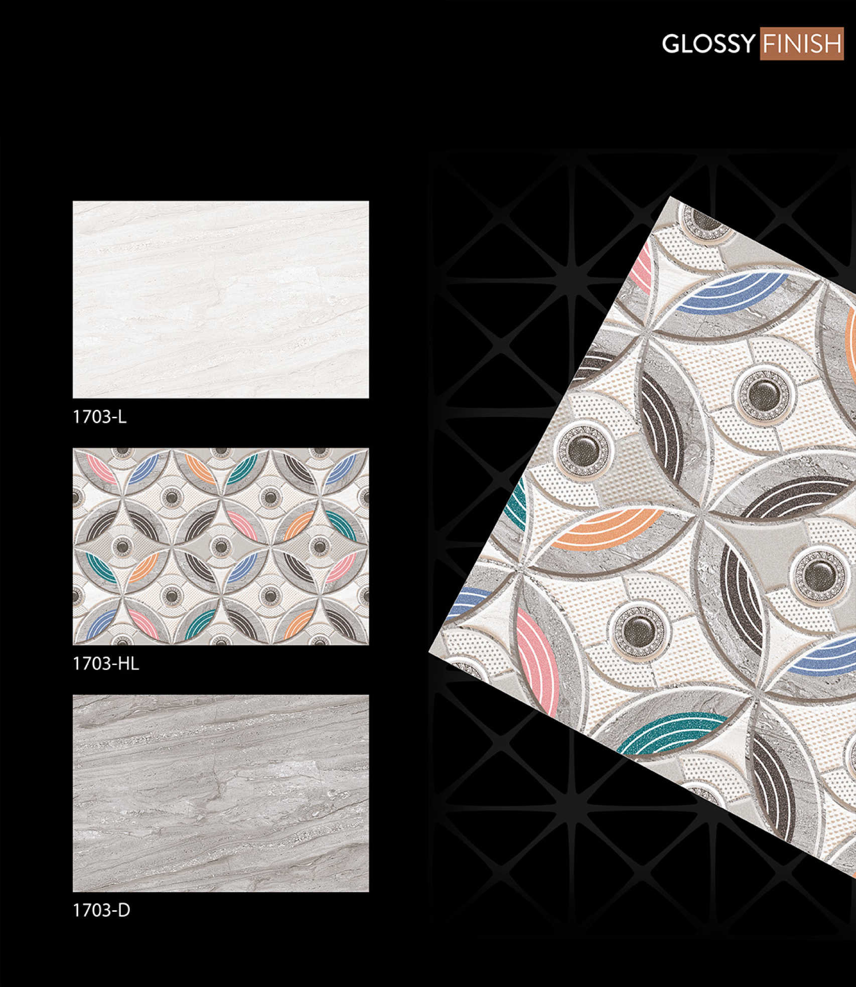 Bathroom Wall Tile - 12x18 Inches, Glossy And Matte Finish | Elevation, Kitchen, Bedroom, All Wall Tile Varieties, 6-piece Packing, 10.8 Kg, 7mm Thickness
