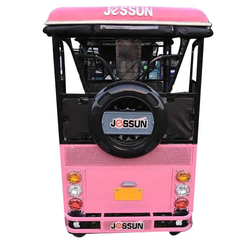 Pink Electric Rickshaw