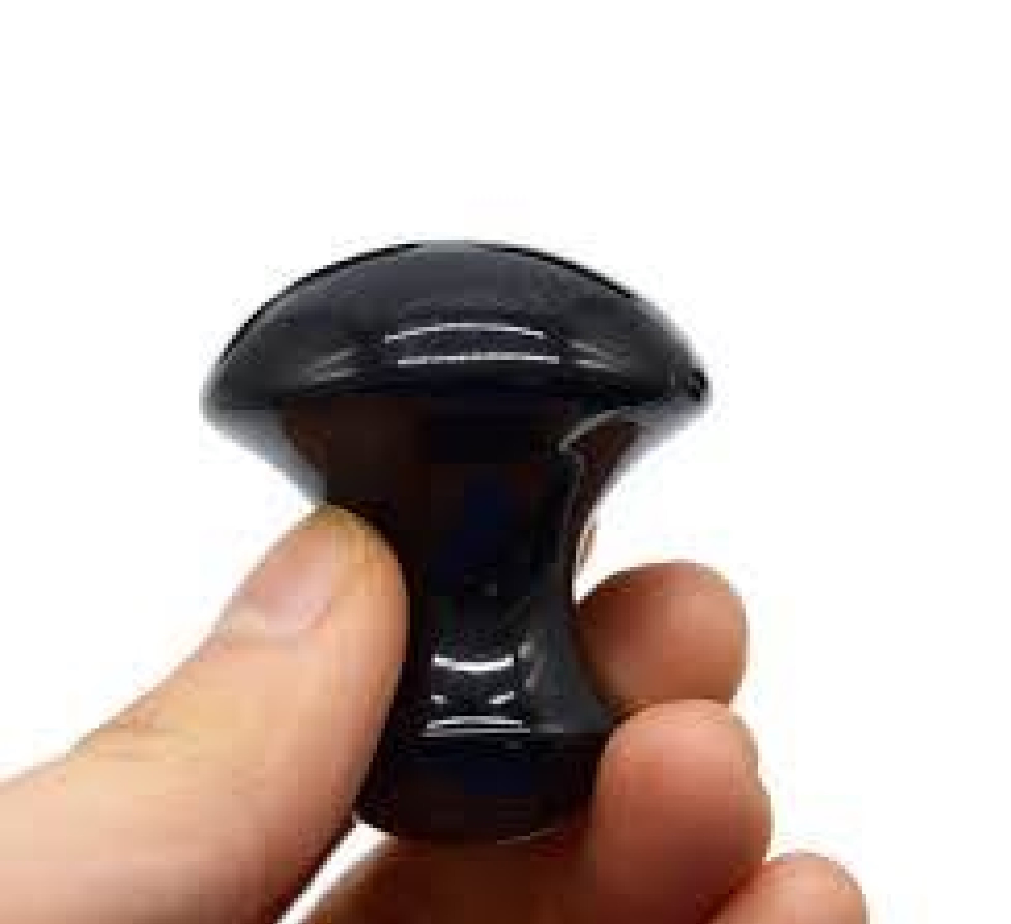 Natural Black Obsidian Gemstone Mushroom Shape Face Massager Gua Sha - Natural Material, 2 Inches Size, Black Color, 100 Grams Weight | Round Brilliant Cut Shape, Suitable For All Skin Types