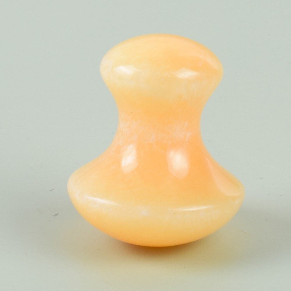 Natural Yellow Aventurine Mushroom Shape Face Massager - 2 Inch, A+ Grade Natural Stone, Weighs 100 Grams