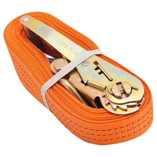 लोडिंग के लिए ऑरेंज लैशिंग बेल्ट आयाम (L* W* H): 50 मिमी X 10 मीटर (M)