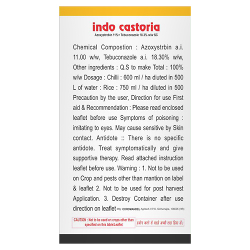 Azoxystrobin And Tebuconazole Systemic Fungicide Application: Commercial