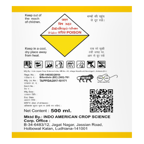 Bifenthrin Ec Insecticide Application: Agriculture